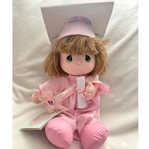 Precious Moments Friendship Dolls Graduation Edition Pink Plush Doll 13" Tags